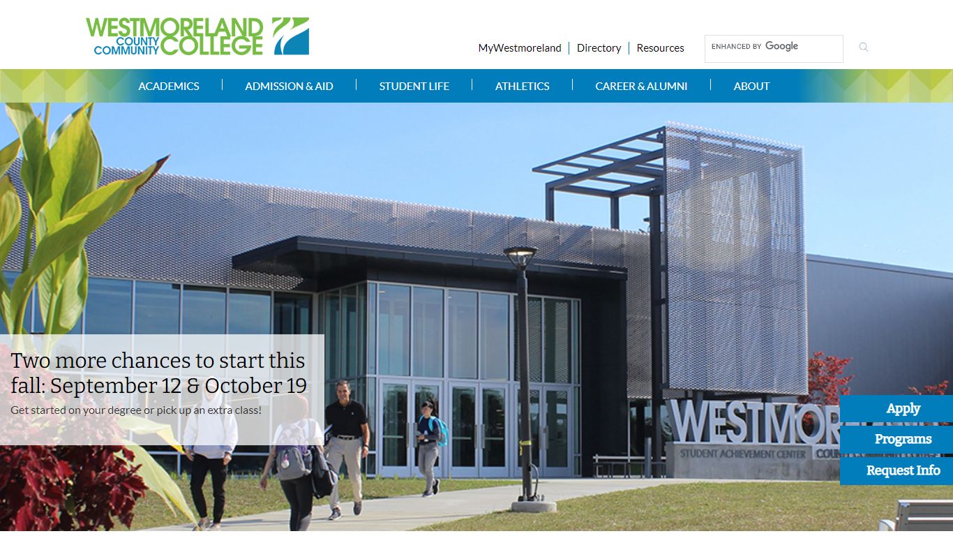 Westmoreland County Community College • Ambitious. | Westmoreland ...